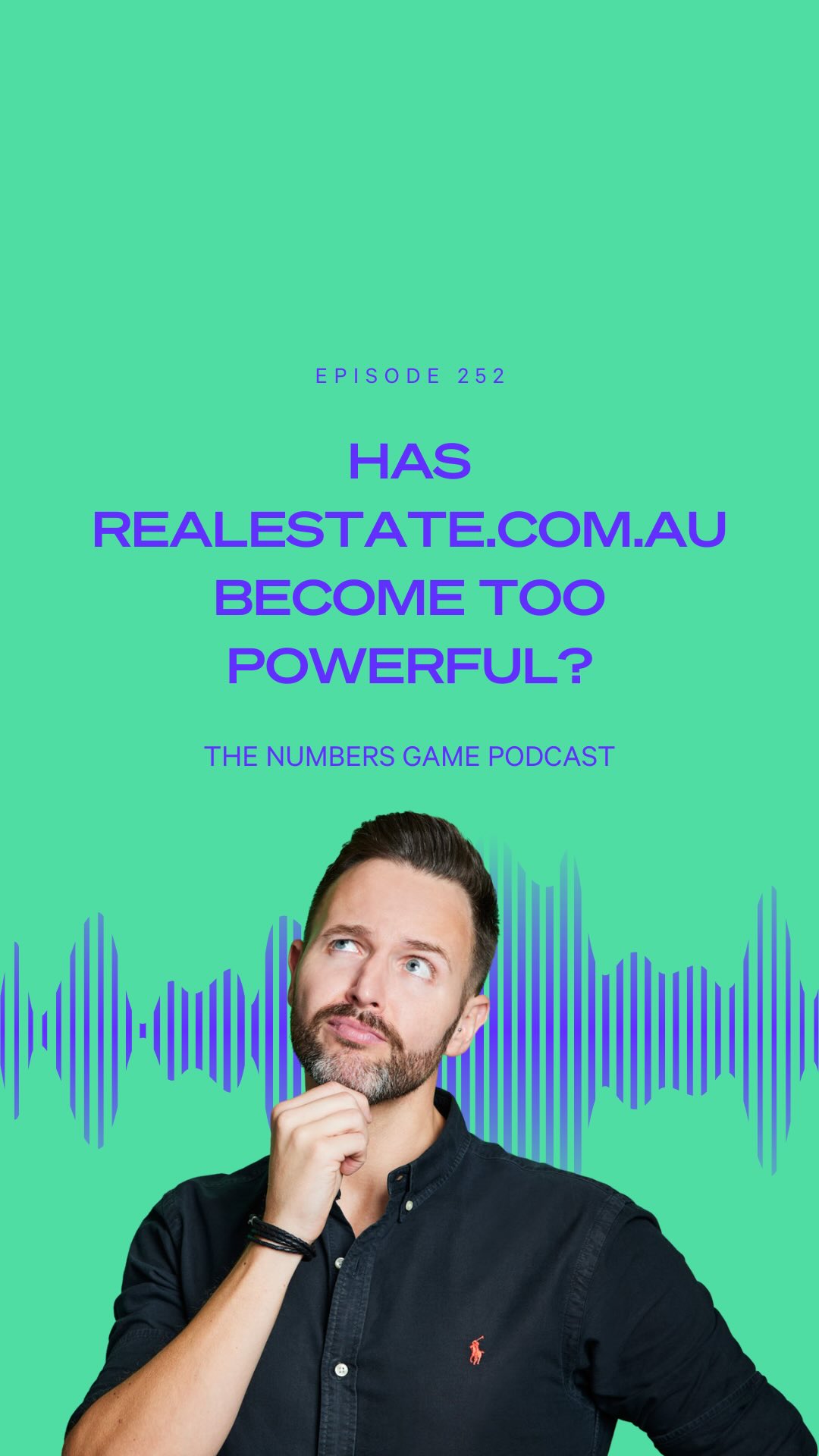 We know there’ll be more than a few of you spending a lot of time scrolling realestate.com 🏡 Have they got a monopoly and is it a problem?
Find ep 252 of @thenumbersgamepodcast wherever you find your podcasts. 
🚀