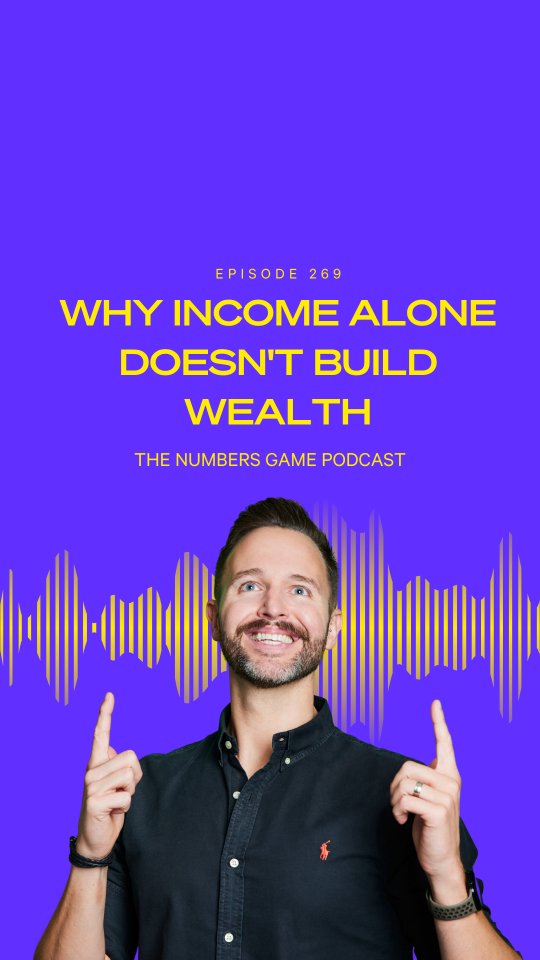 Over on @thenumbersgamepodcast... Why Income Alone Doesn't Build Wealth 🧐 particularly relevant with the current state of the economy. Have a listen!