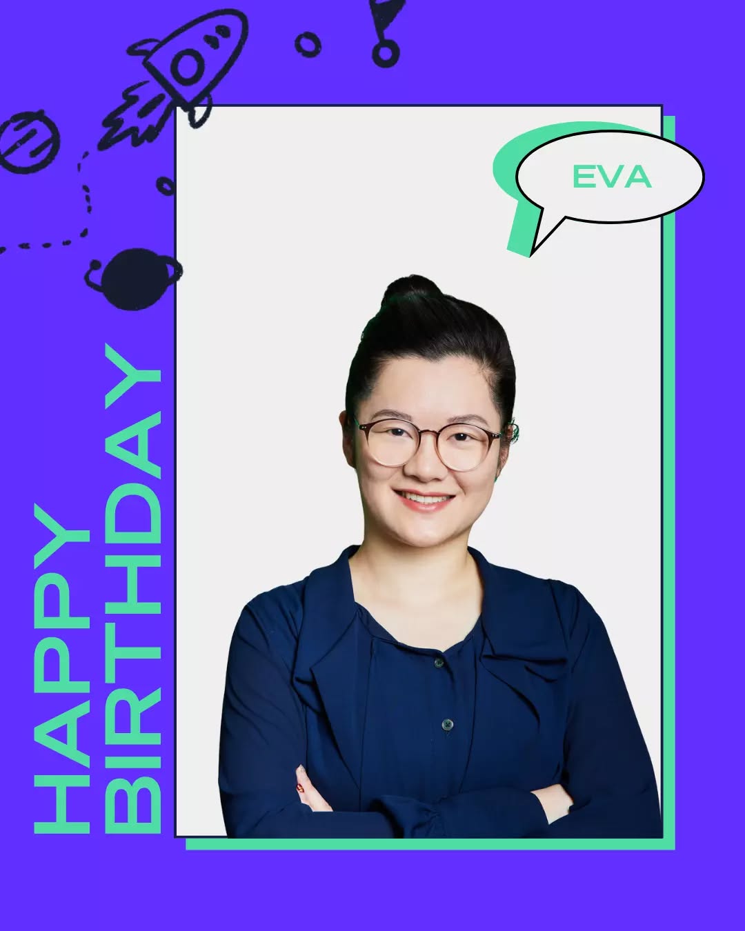 HAPPY BIRTHDAY EVA 💚💜