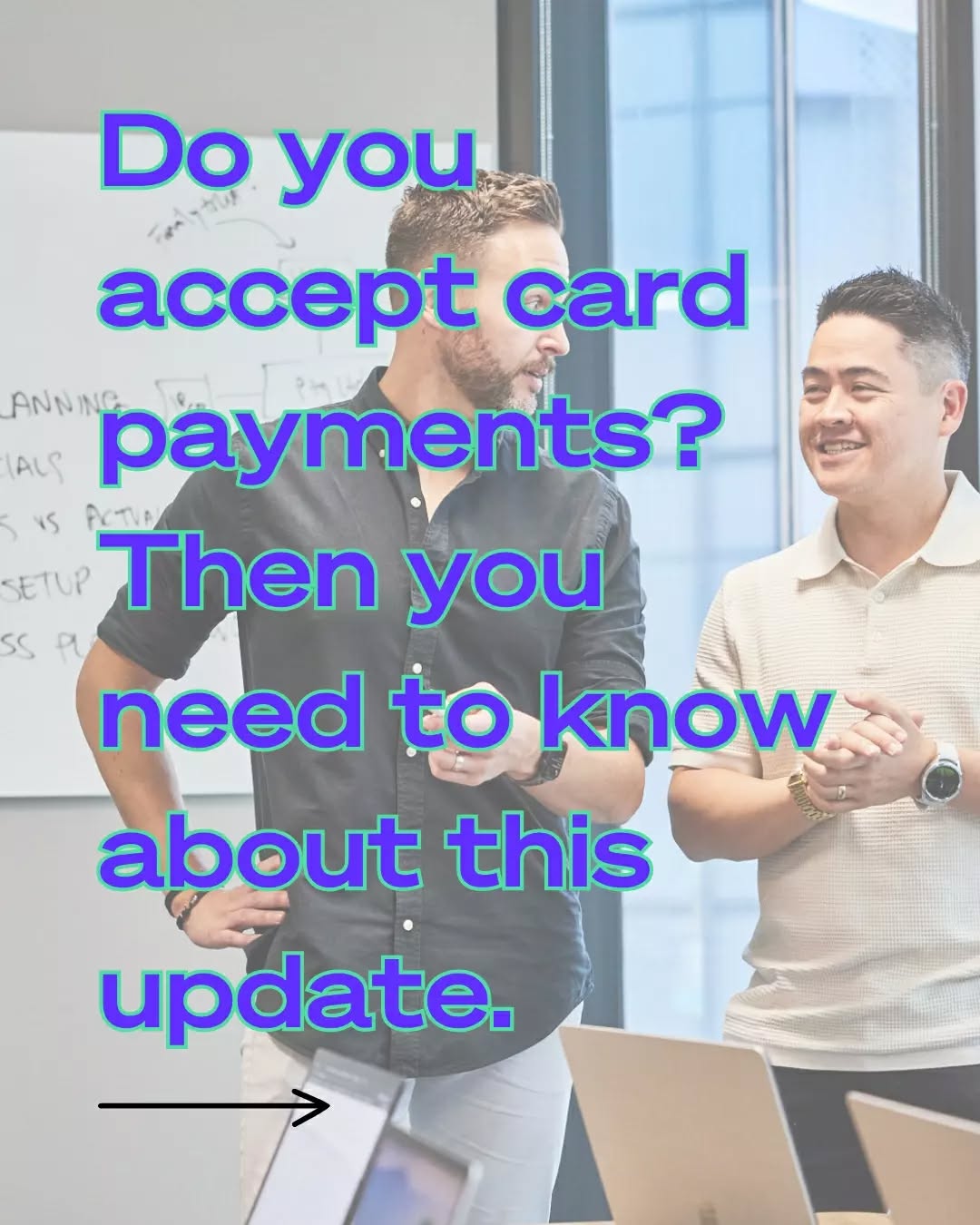 BIG NEWS for business: from Oct 1st, businesses will no longer be able to pass on card surcharges for eftpos, Visa or Mastercard transactions 👀