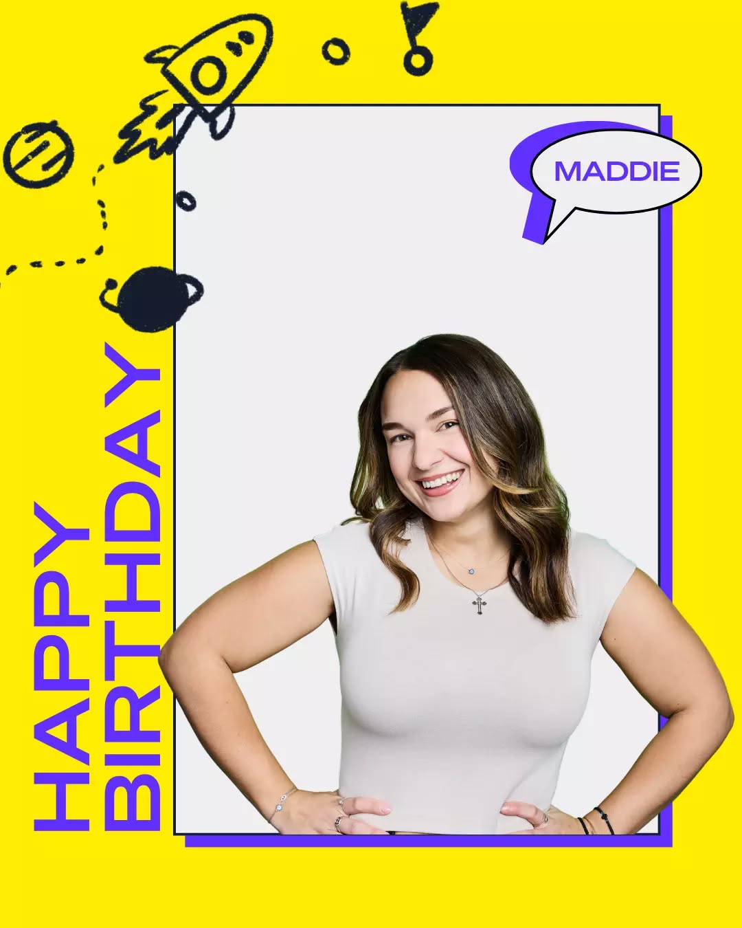 HAPPY BIRTHDAY MADDIE 🚀💚🥳